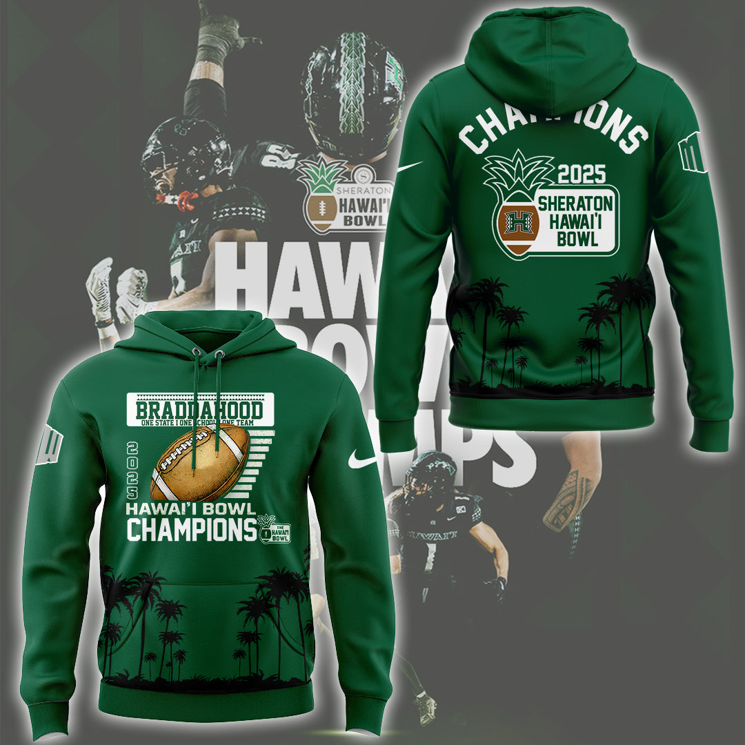 Limited Edition Hawai’i Bowl Champions Hoodie