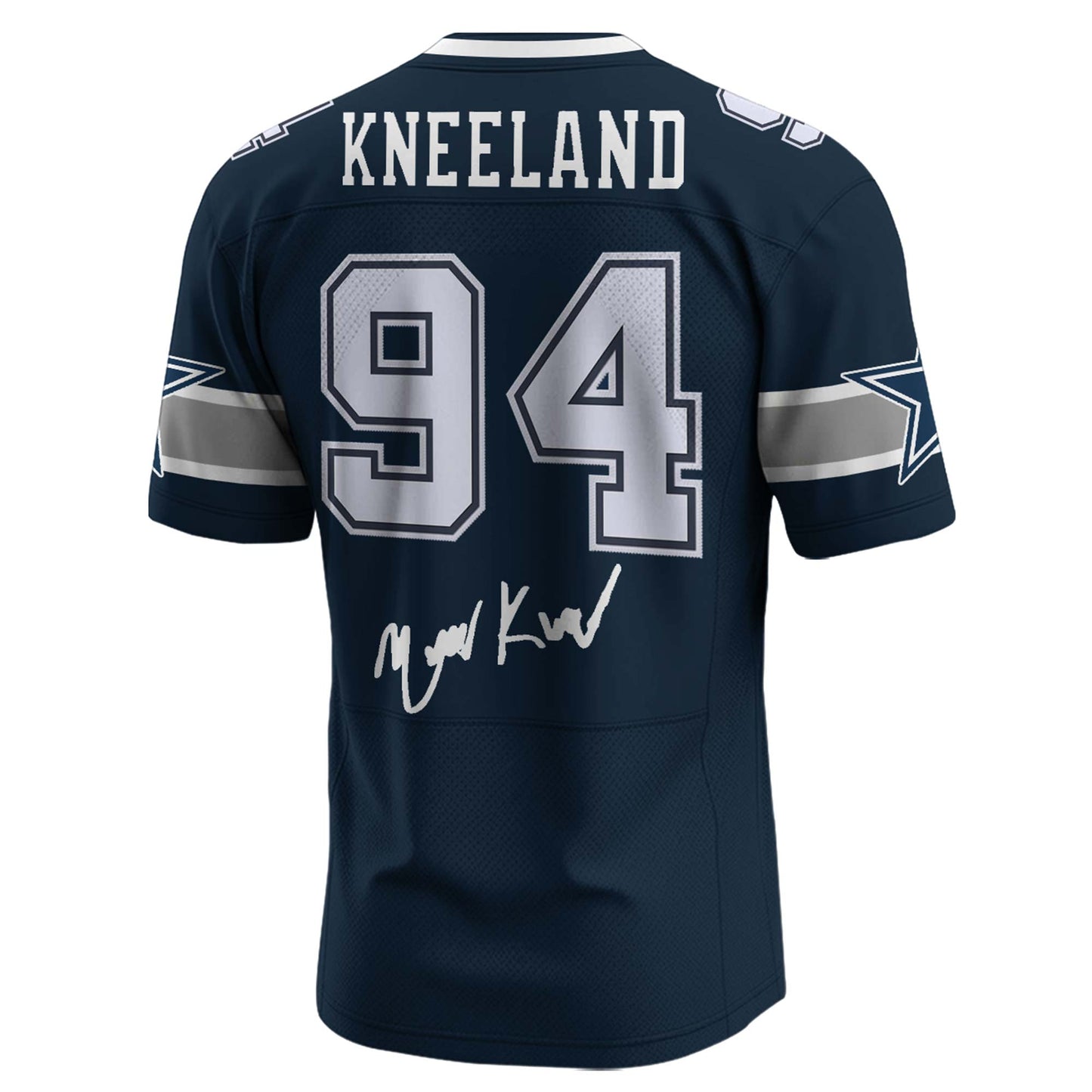 Dallas Cowboys x In Memory of Marshawn Kneeland Limited Edition Blue Football Jersey