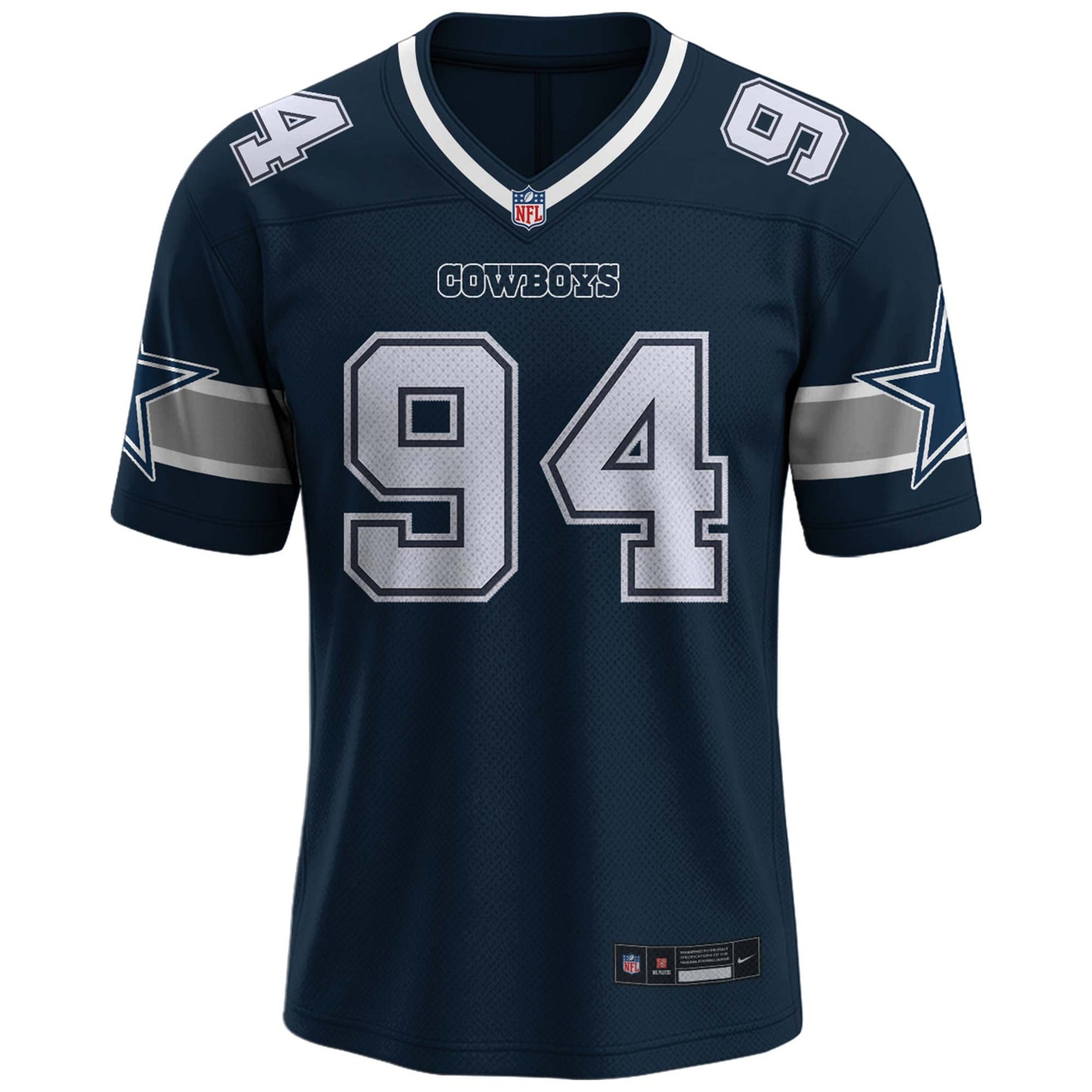 Dallas Cowboys x In Memory of Marshawn Kneeland Limited Edition Blue Football Jersey