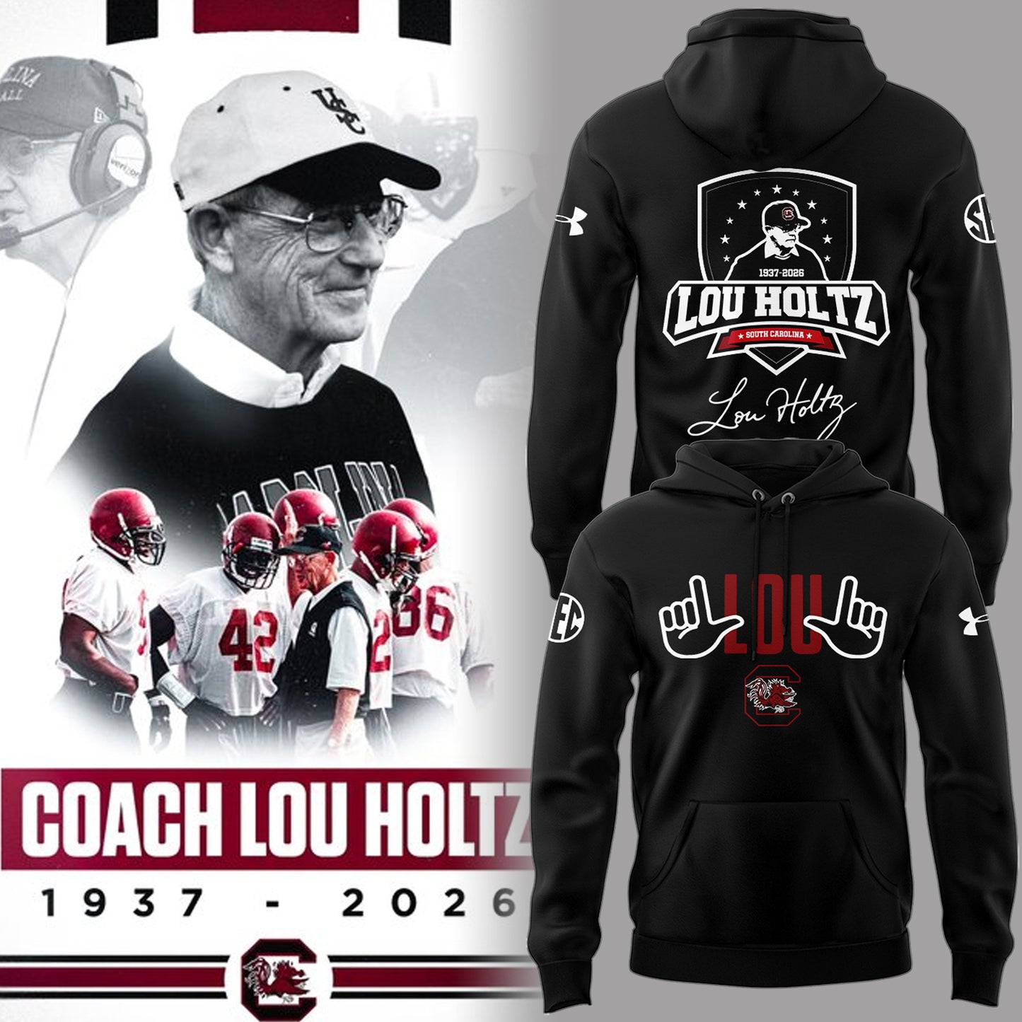 Limited Edition Lou Holtz Hoodie