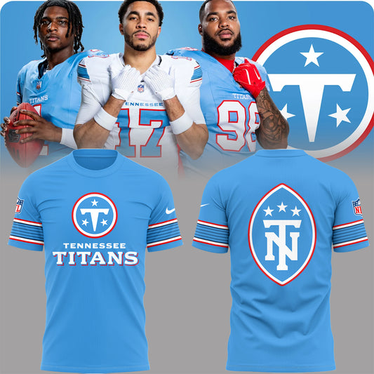 2026 Exclusive T-Shirt new logo Tennessee Titans For Fans!