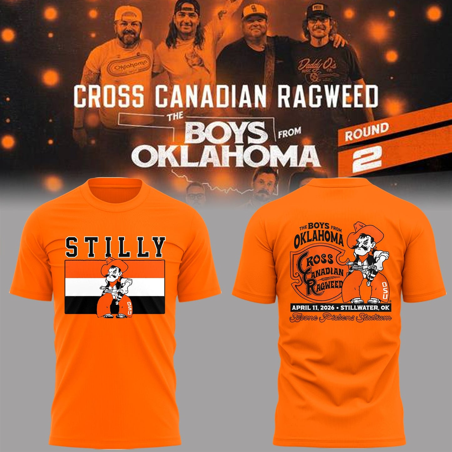 Limited Edition The Boys From Oklahoma 2026 (Round 2) TShirt-PA041526042