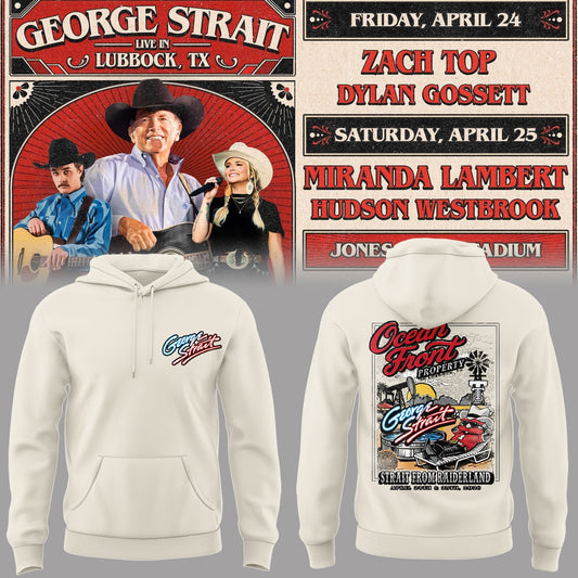 Limited Edition G. Strait x Texas Tech At Jones AT&T Stadium Hoodie