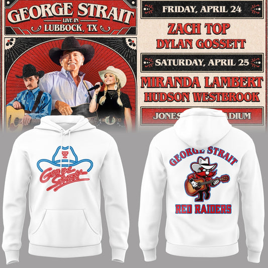 Limited Edition G. Strait x Texas Tech At Jones AT&T Stadium Hoodie