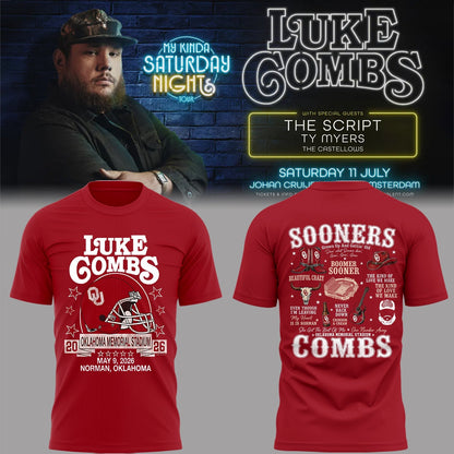 LC “My Kinda Saturday Nights Tour” Oklahoma Memorial Stadium Shirt