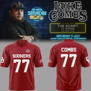 LC “My Kinda Saturday Nights Tour” at Oklahoma Memorial Stadium Football Jersey
