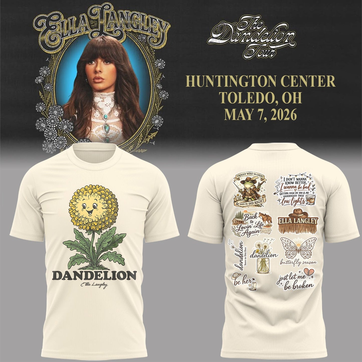 E.Langley “The Dandelion Tour” Shirt