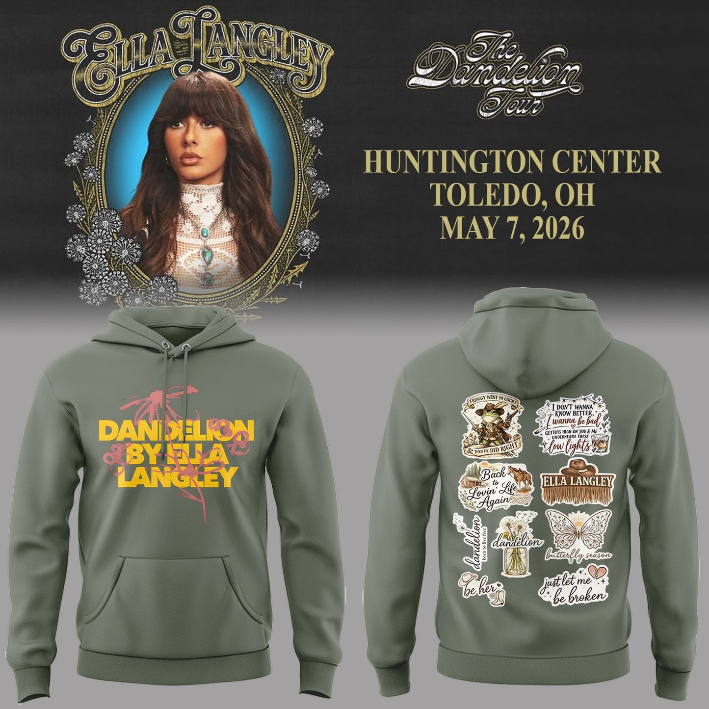 E.Langley “The Dandelion Tour” Hoodie