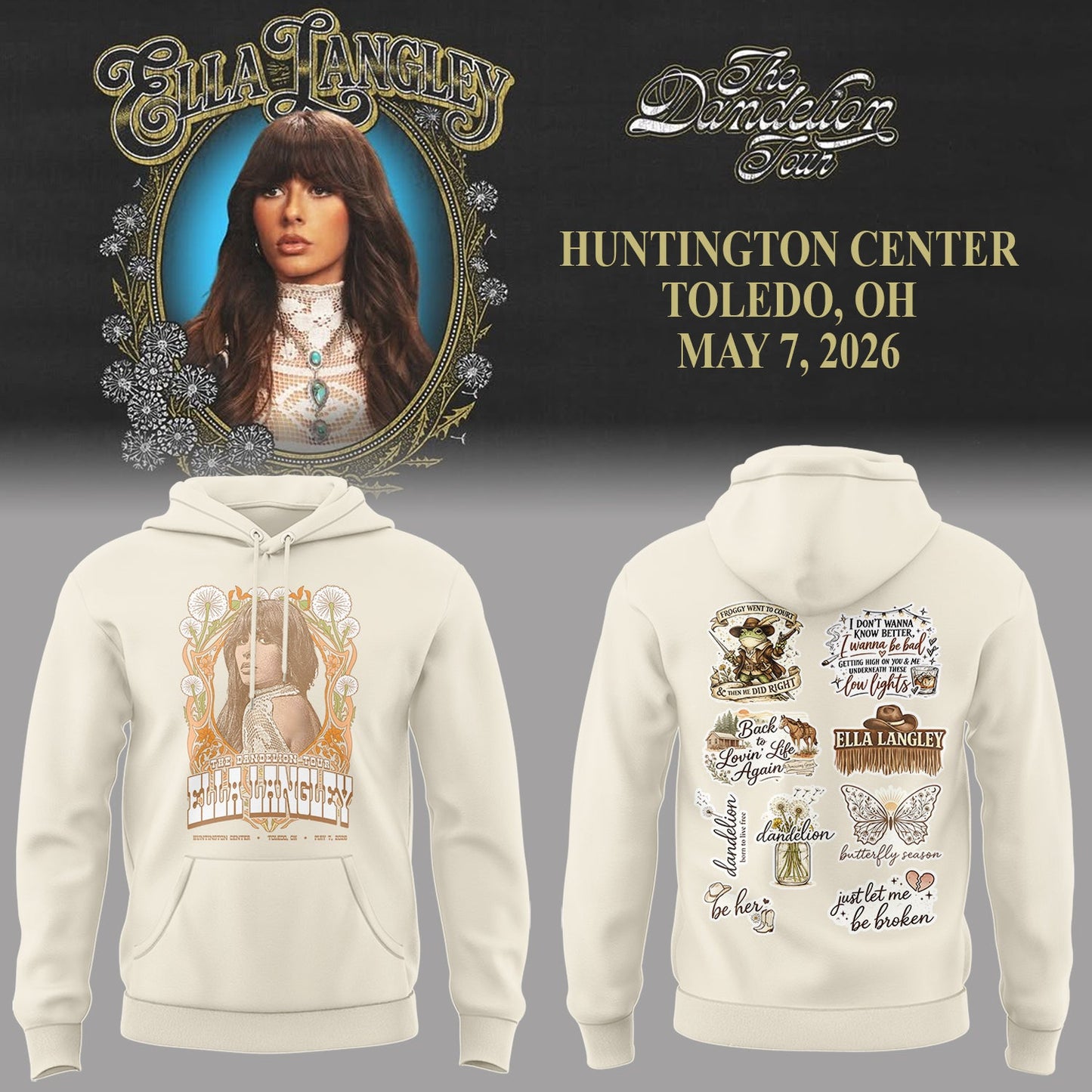 E.Langley “The Dandelion Tour” Hoodie