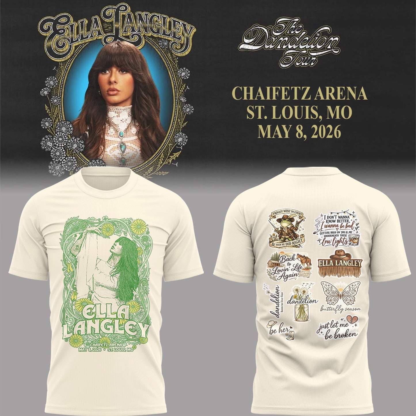 E.Langley “The Dandelion Tour” at Chaifetz Arena Shirt
