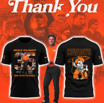 Thank you, Mike Gundy, for 35 years of wholehearted dedication to OSU Football TShirt