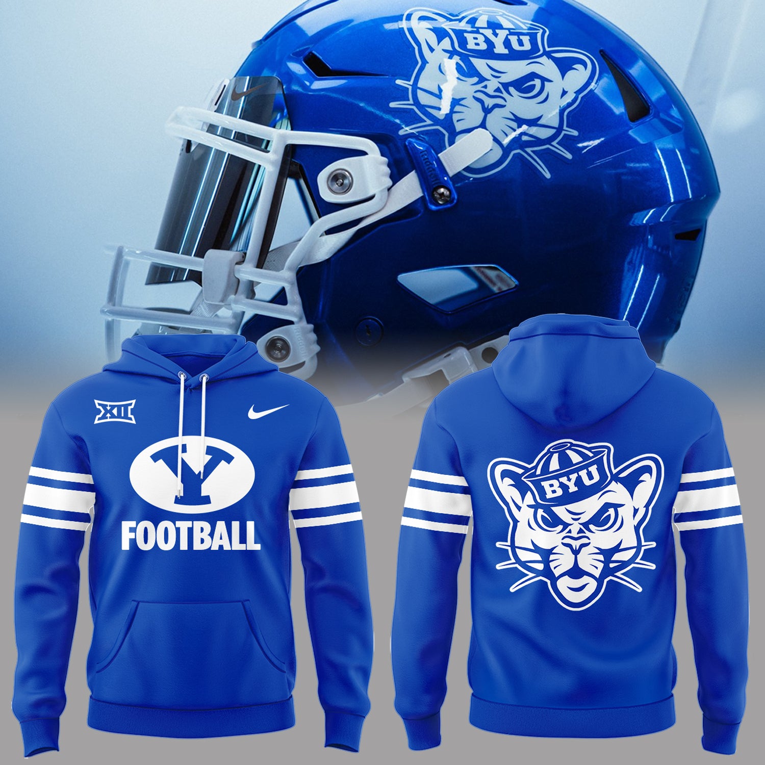 Limited Edition BYU New Lid Logo Hoodie-PA102925006
