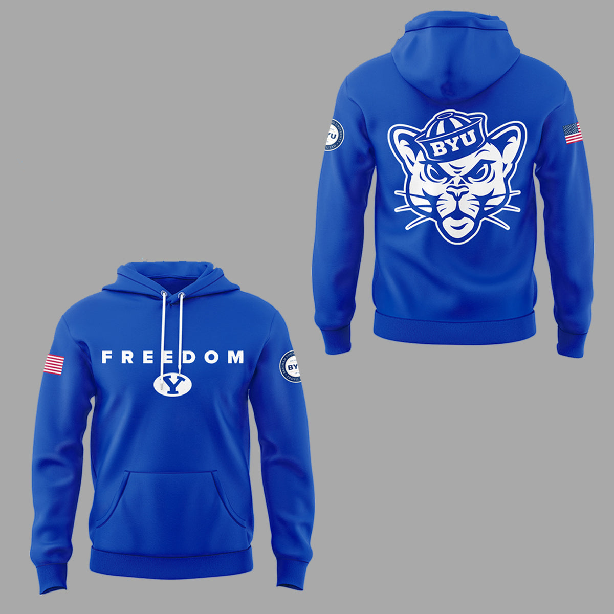 Limited Edition BYU Freedom Hoodie-PA102925008