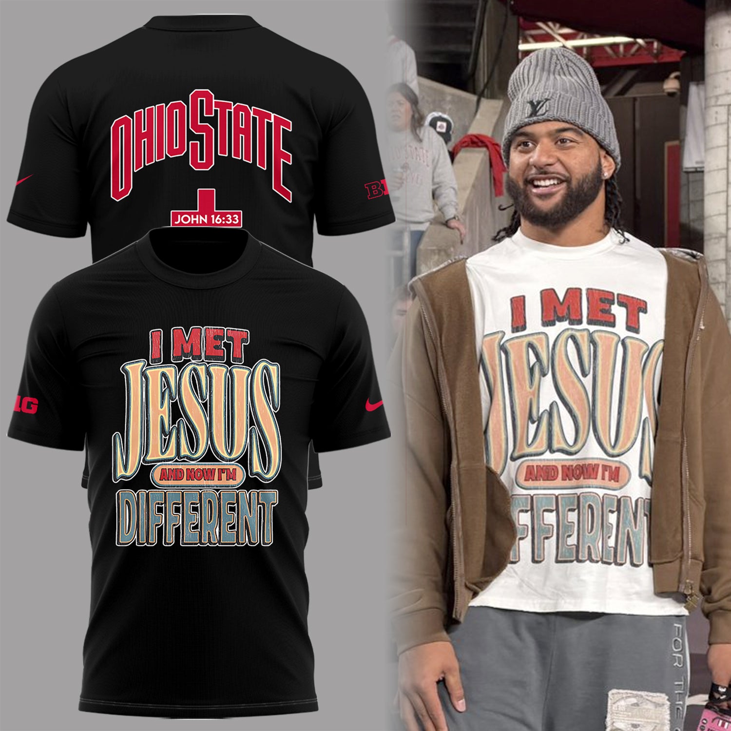 Limited Edition Ohio Jesus Shirt-PA111725019