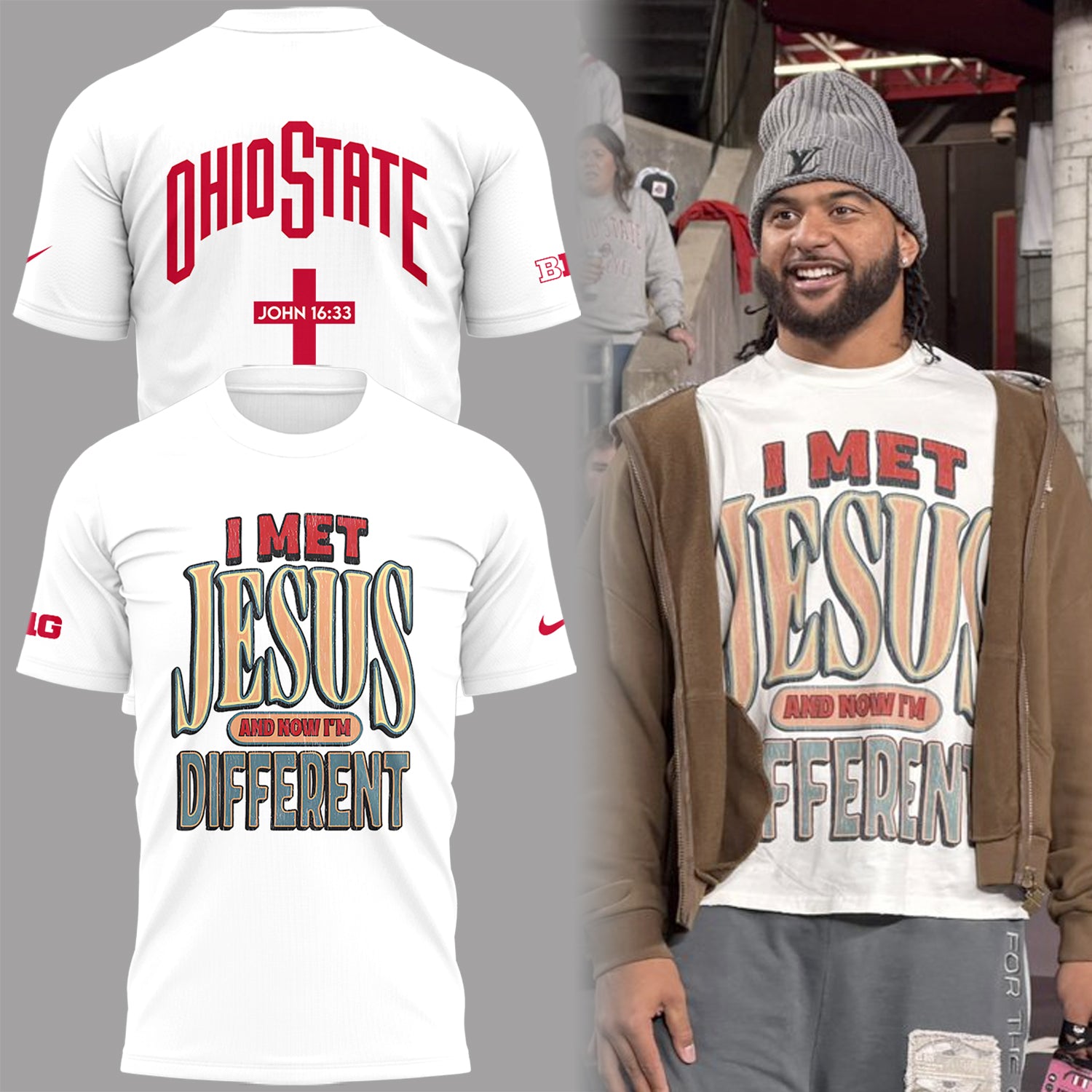 Limited Edition Ohio Jesus Shirt-PA111725025