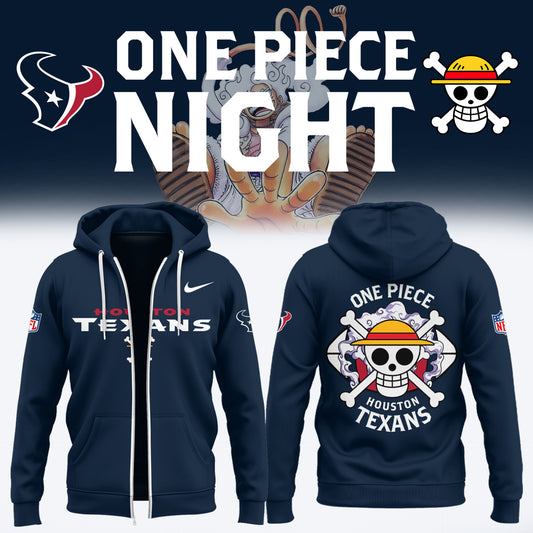 One Piece x Houston Texans Limited Edition Zip Hoodie