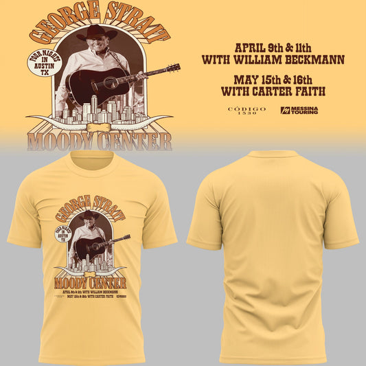 G.Strait returns to Moody Center on April 9 & 11 TShirt