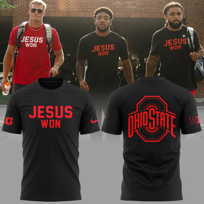 Limited Edition JESUS WON Black TShirt 2024-PU082924500