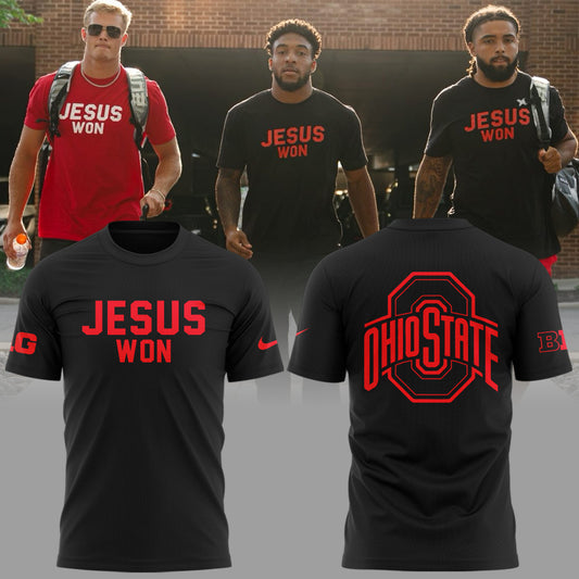 Limited Edition JESUS WON Black TShirt 2024-PU082924500