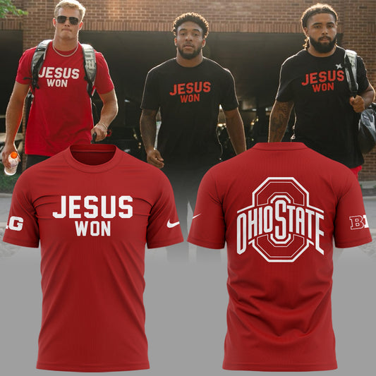 Limited Edition JESUS WON Red TShirt 2024-PU082924501