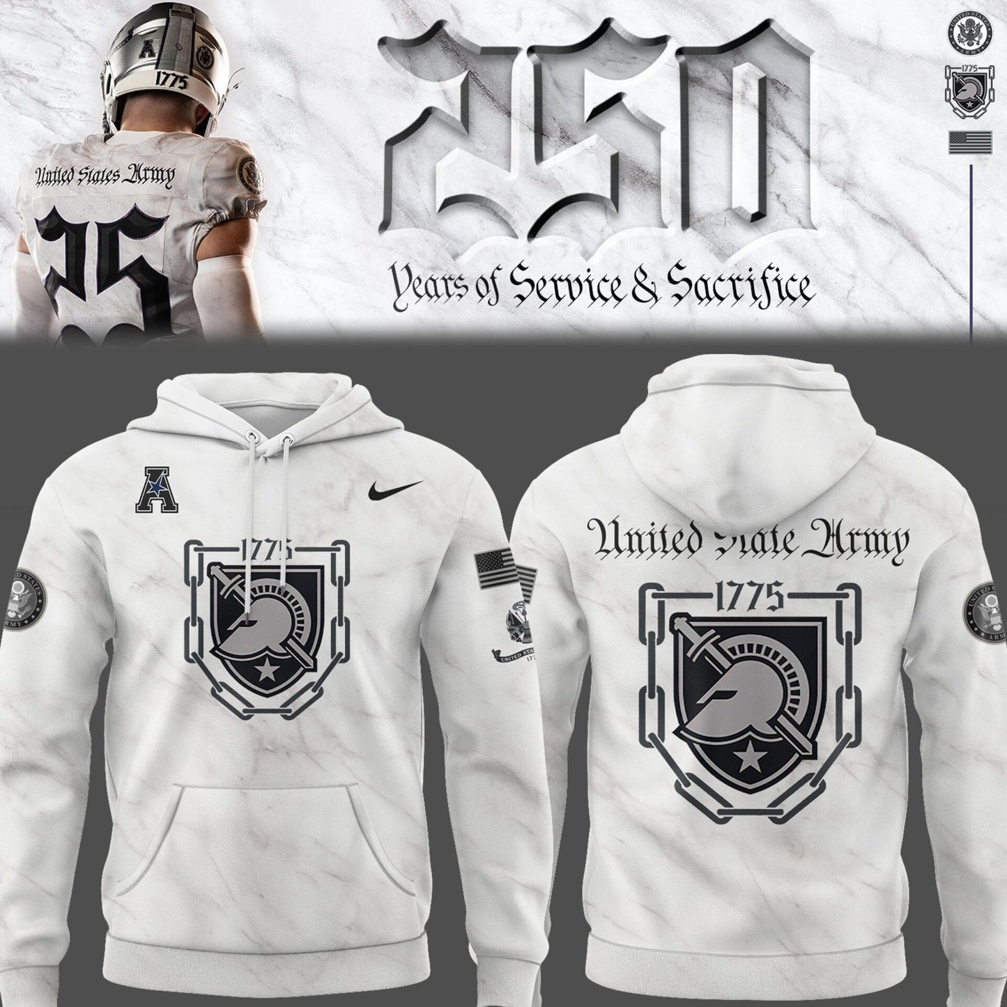 Limited Edition Army’s 250 Years Collection Game Hoodie