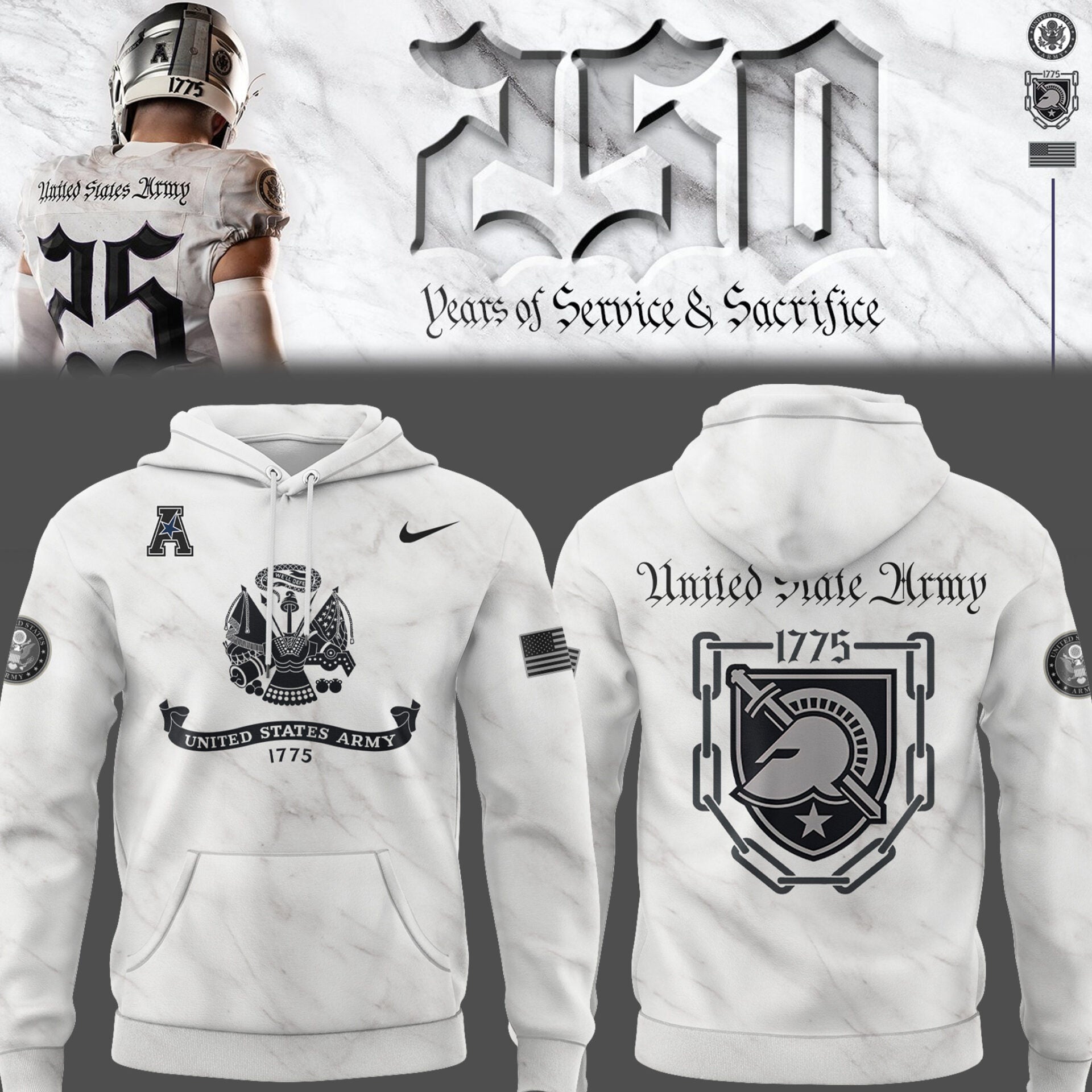 Limited Edition Army’s 250 Years Collection Game Hoodie