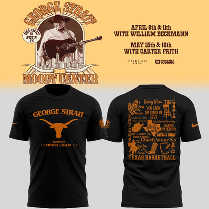 Texas 🏀 G.Strait returns to Moody Center on April 9 & 11 TShirt