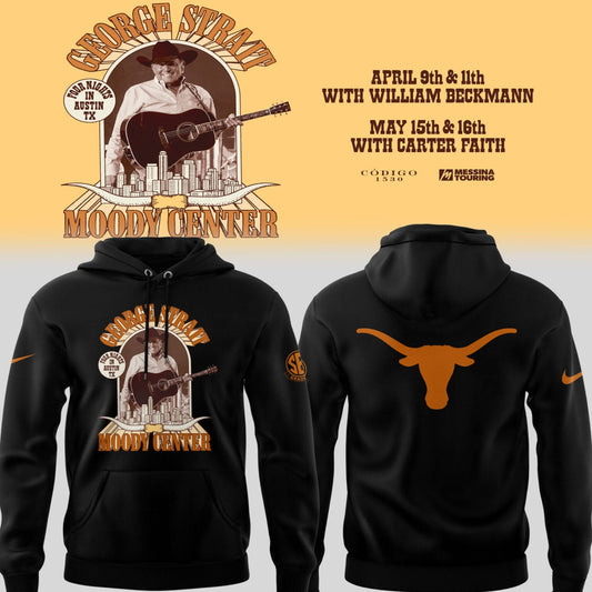 Texas 🏀 G.Strait returns to Moody Center on April 9 & 11 Hoodie