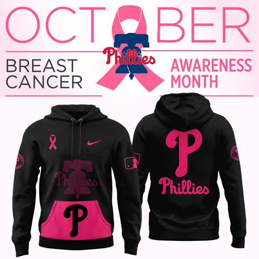 _Philadelphia Phillies - Breast cancer awareness month Hoodie