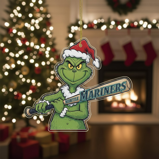 (4x4 inch) Seattle Mariners Acrylic Ornament v2
