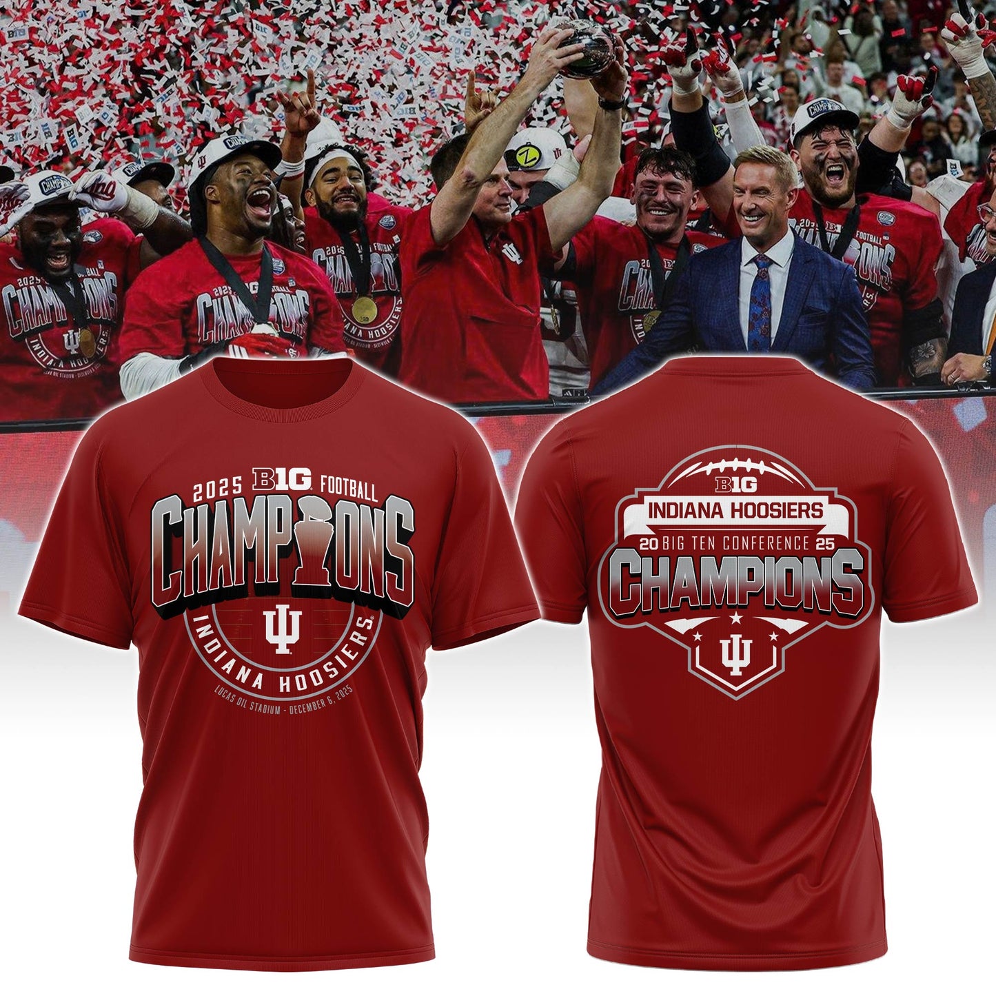 .Indiana Hoosiers Champions T-shirt
