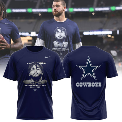 _ Dallas Cowboy Marshawn Kneeland 2001 2025 RIP Tee