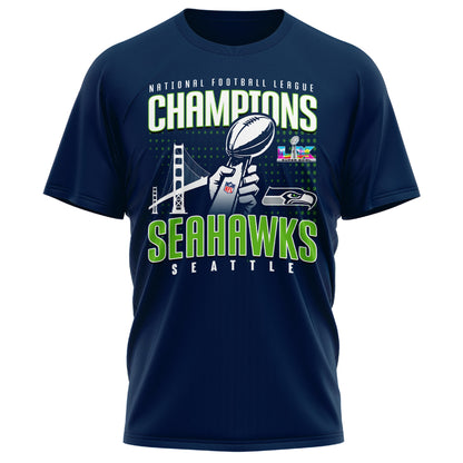 Seattle Seahawks Super Bowl LX Champions Limited Edition T.shirt
