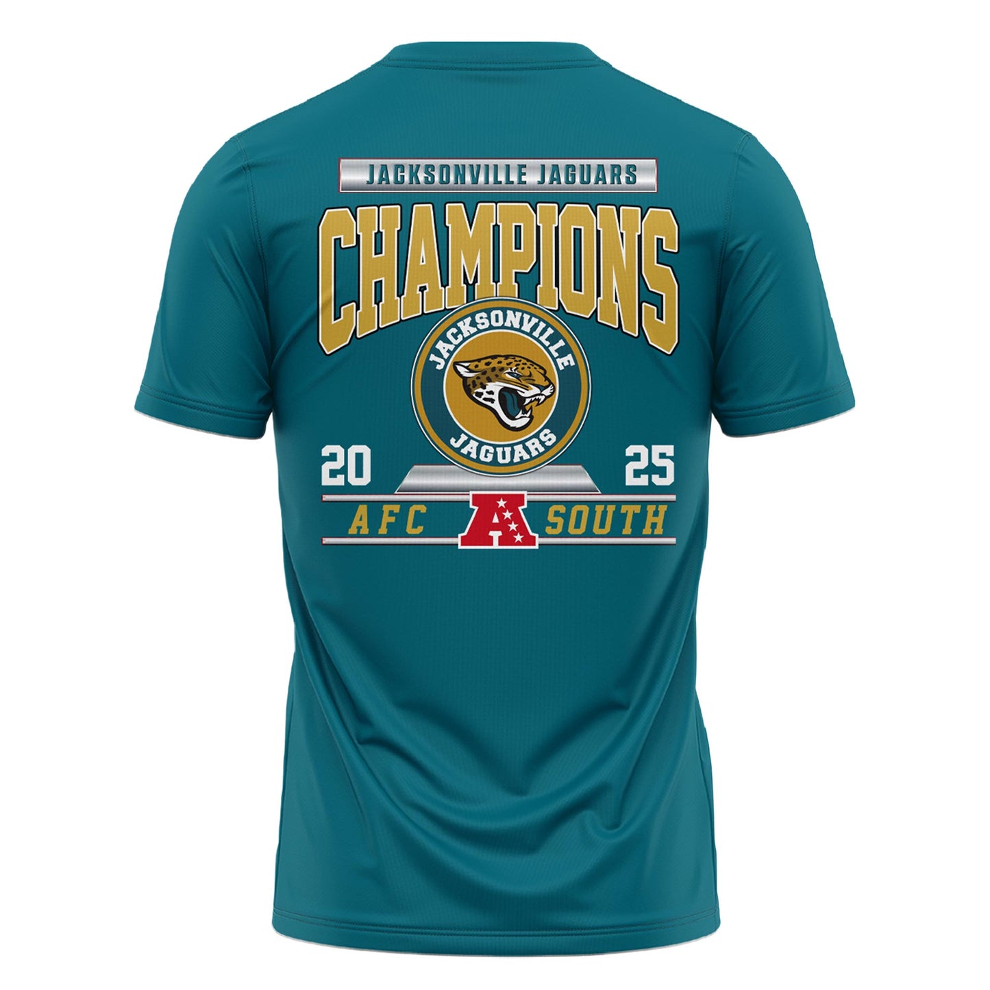 .           Jacksonville Jaguars 2025 AFC South Champions T-shirt
