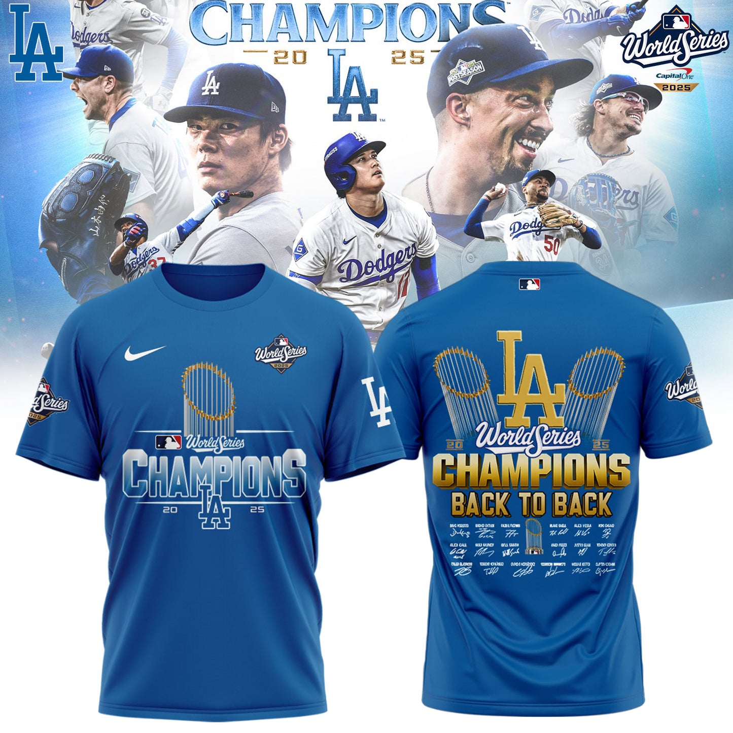 Los Angeles Dodgers 2025 World Series shirt
