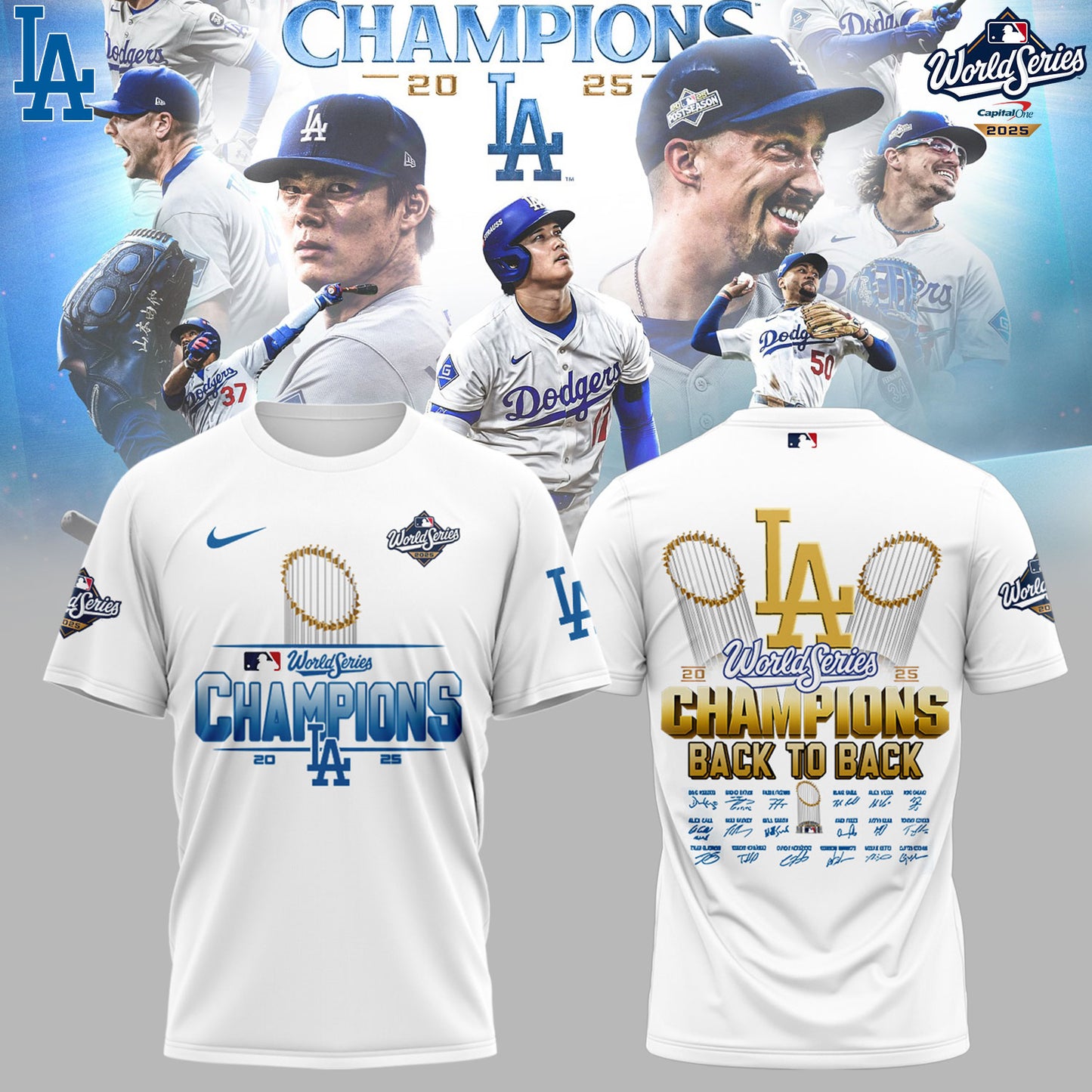 Los Angeles Dodgers 2025 World Series shirt