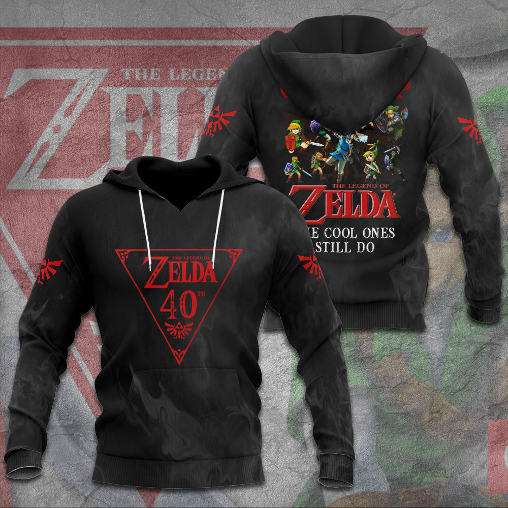 The Legend of Zelda 40th Anniversary Hoodie Red