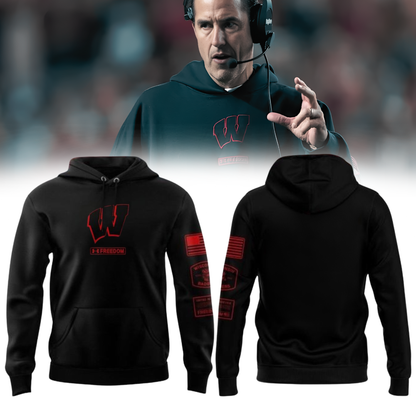 2025 Wisconsin Badgers "Coach Luke Fickell" Limited Edition Hoodie