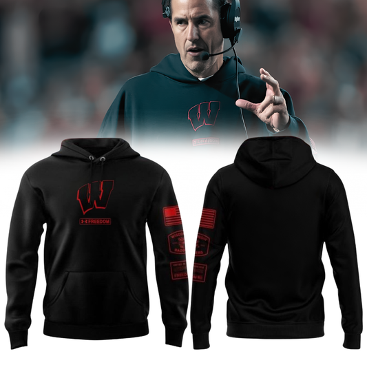 2025 Wisconsin Badgers "Coach Luke Fickell" Limited Edition Hoodie