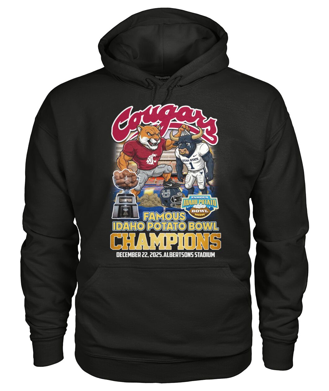 2025 Famous Idaho Potato Bowl Champion Hoodie
