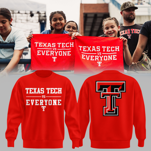 🔥 Texas Tech Special “Texas Tech Vs Everyone” Limited Edition Sweatshirt
