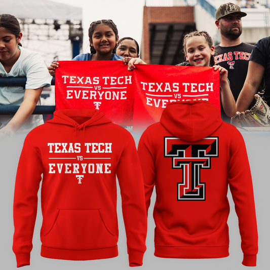 🔥 Texas Tech Special “Texas Tech Vs Everyone” Limited Edition Hoodie