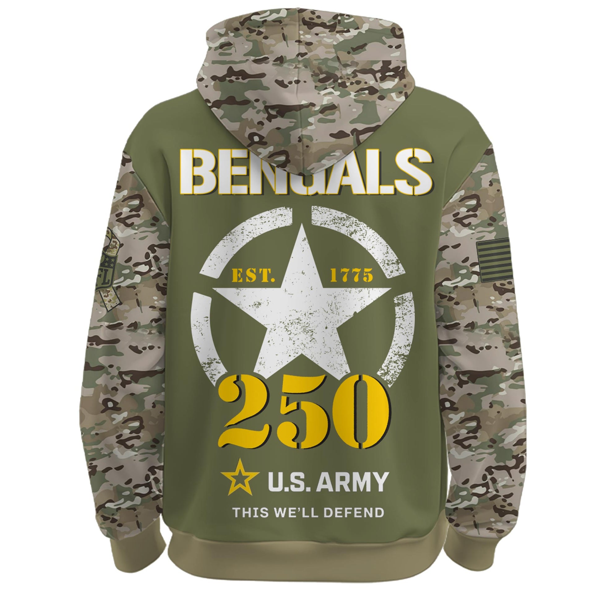 .CIN-Army 250th Birthday Limited Editions Hoodie