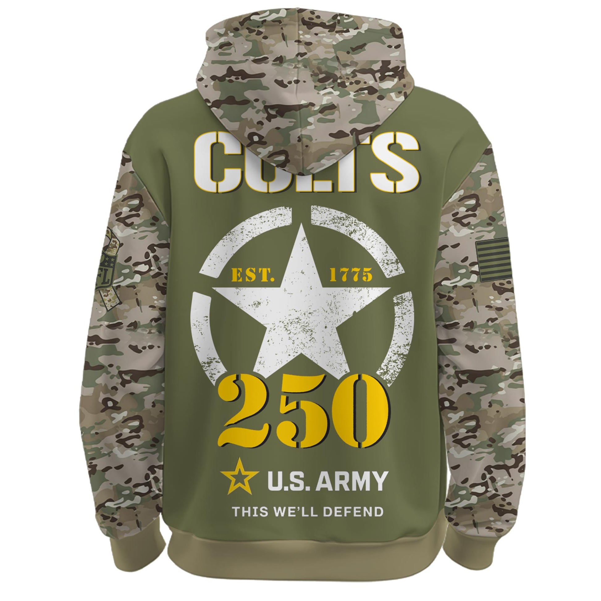 .IND-Army 250th Birthday Limited Editions Hoodie