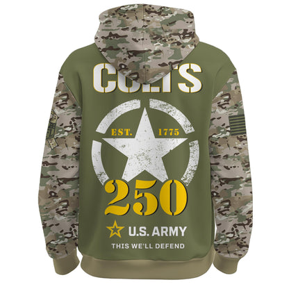 .IND-Army 250th Birthday Limited Editions Hoodie
