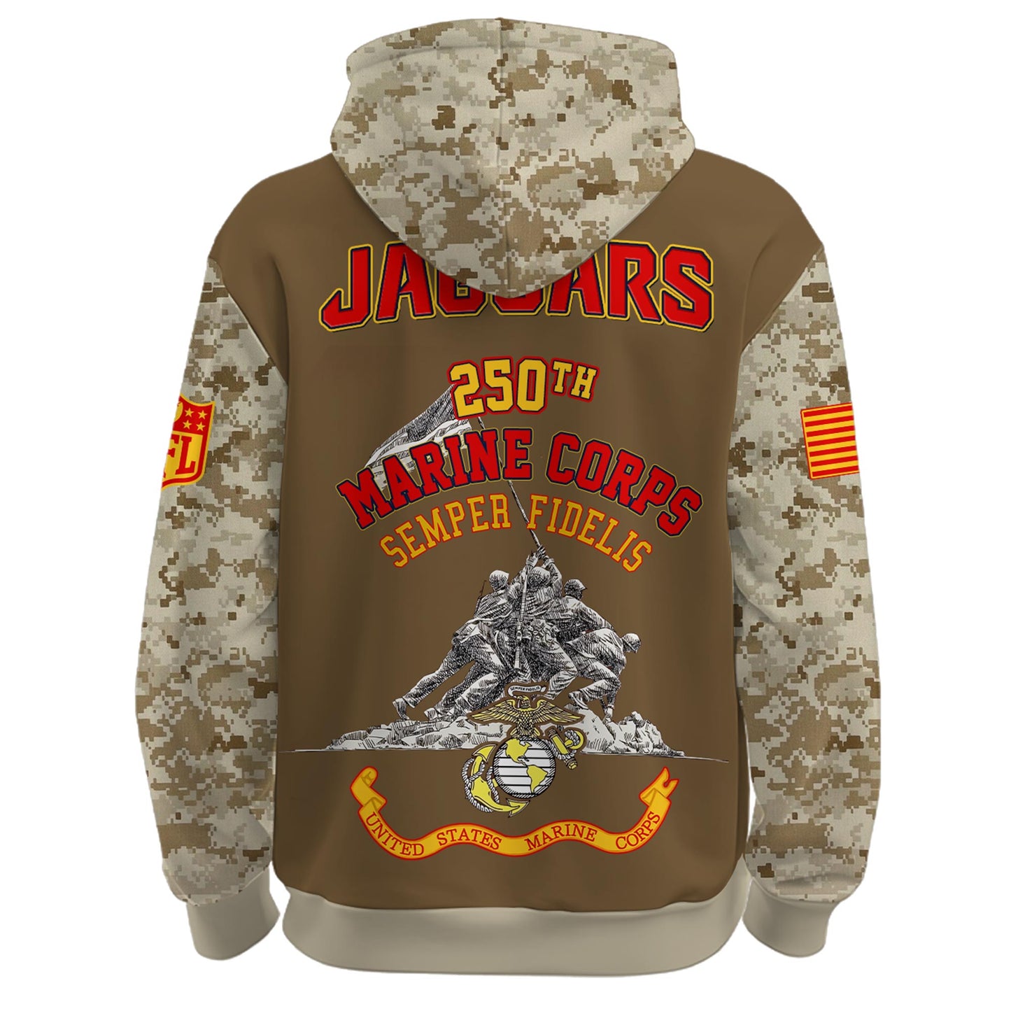 . JAX-U.S.M.C 250th Birthday Hoodie Limited Edions