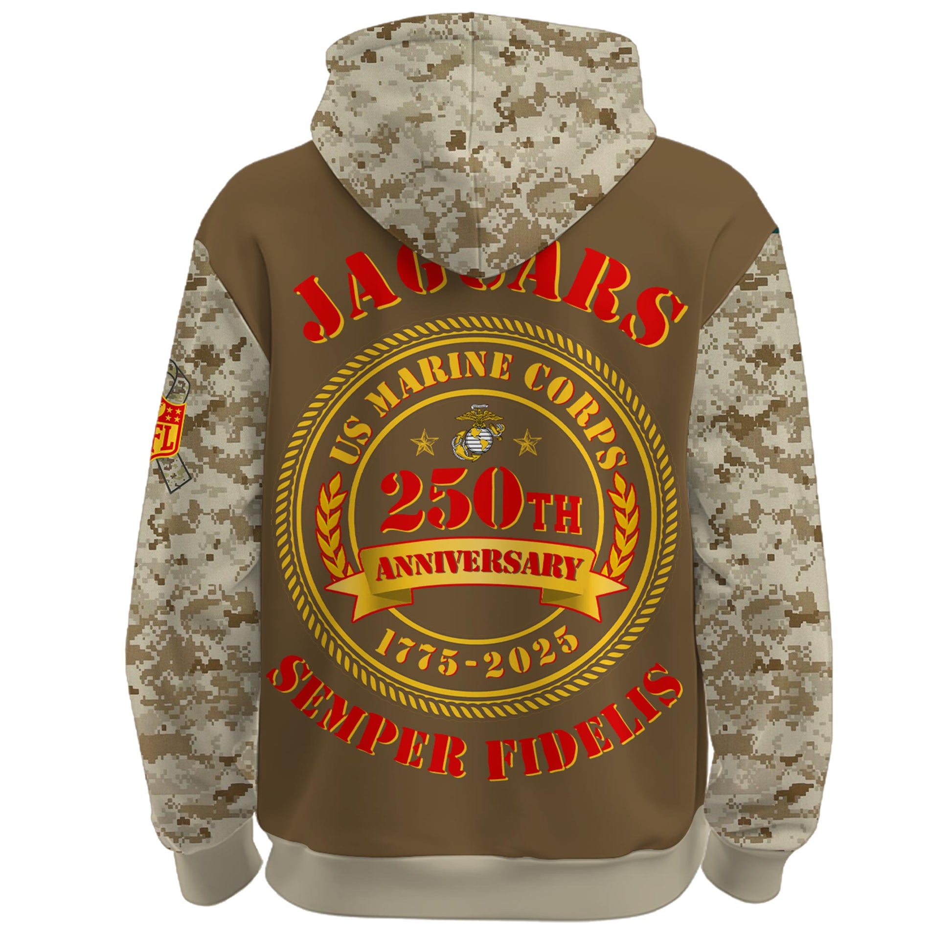 . JAX-U.S.M.C Veteran 250th Birthday Limited Editions Hoodie