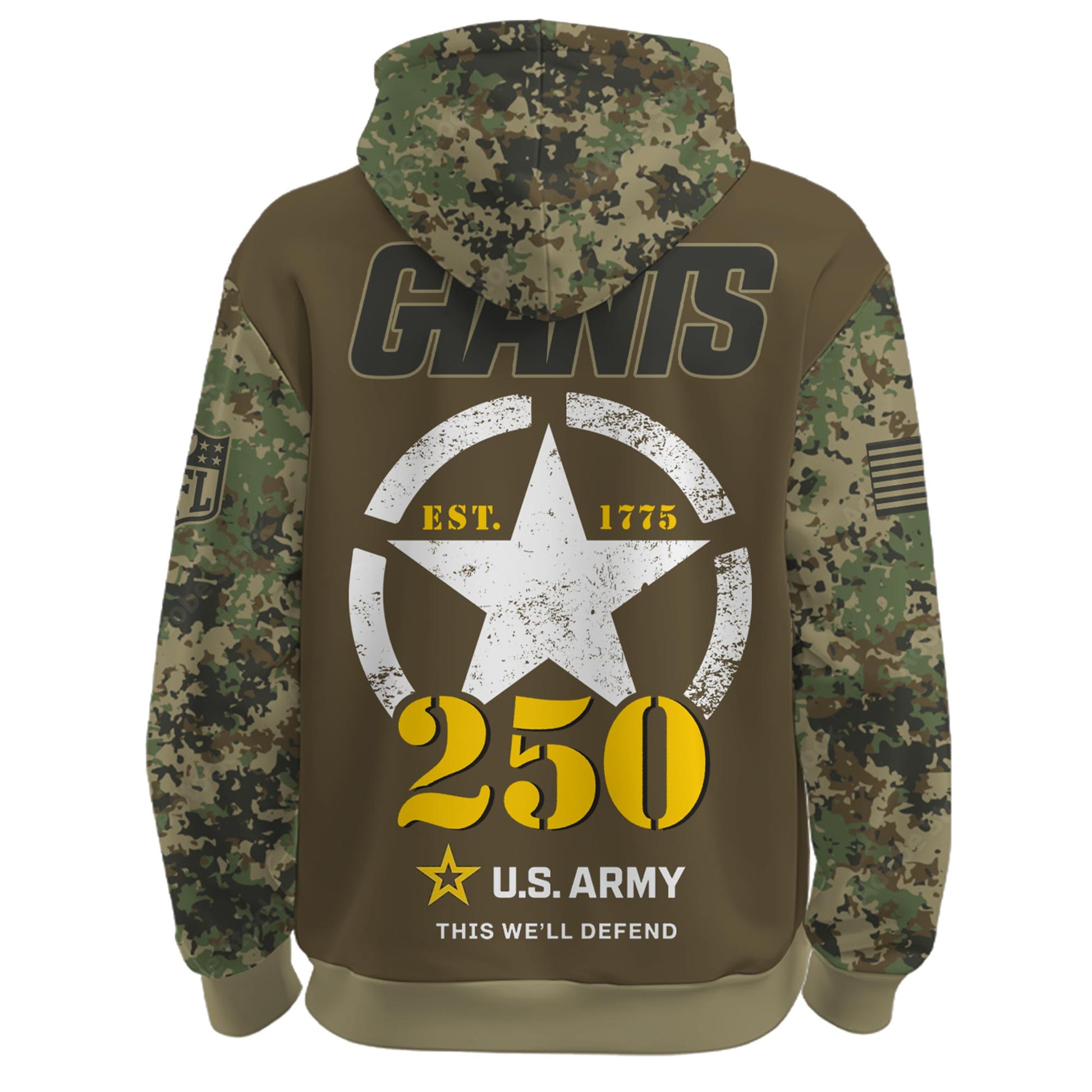 NYG-Army 250th Birthday Hoodie Limited Edions