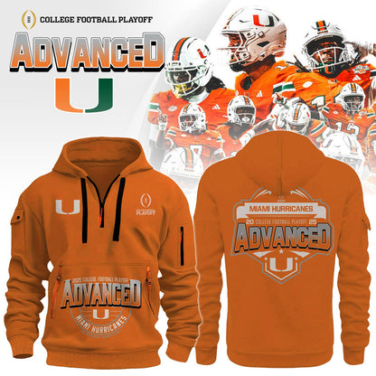 Miami Hurricanes 2025 College Football Playoff | Limited Edition 1/4 Hoodie