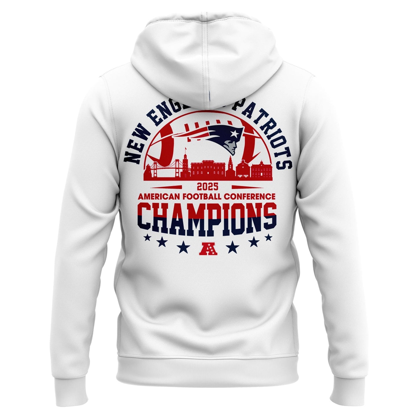 NEPatriots x 2025 AFC Conference Champions Hoodie Zip V3